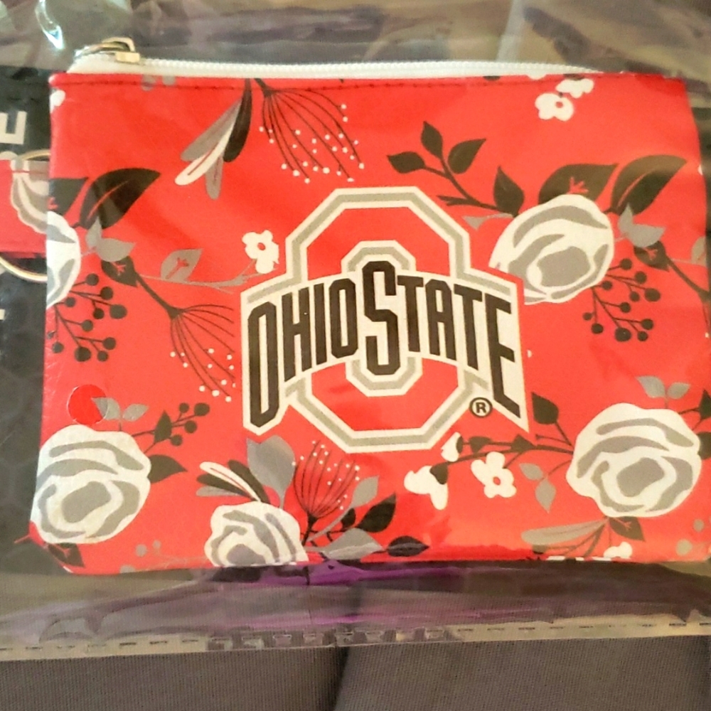 Ohio State Buckeye coin purse